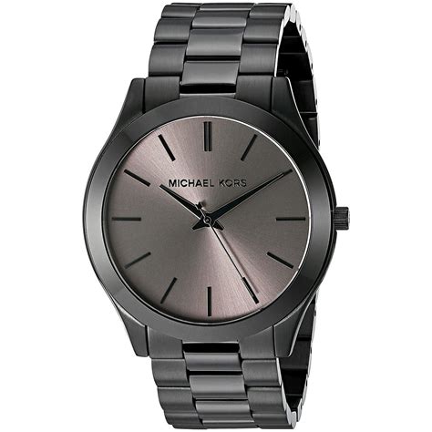 michael kors slim runway watch black mens|Michael Kors Watch mk8507.